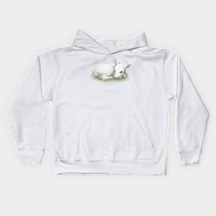 The white deer Kids Hoodie